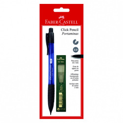 Portaminas 2mm Click Pencil Faber Castell + minas