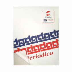 Block Papel Periodico1/4 50...