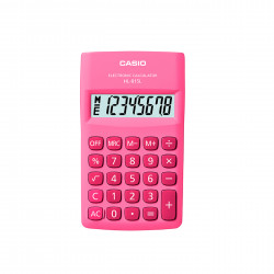 Calculadora de bolsillo Casio rosa HL-815L-PK
