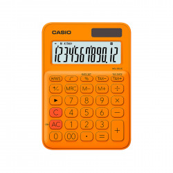 Calculadora de mesa Casio amarillo pastel MS-20UC-RG