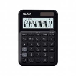 Calculadora de mesa Casio negro pastel MS-20UC-BK