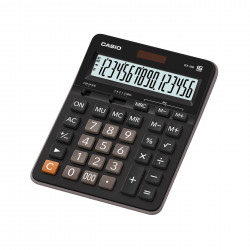 Calculadora Casio negra serie Value GX-16B