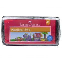 Plastilina Faber Castell Negra 150 gr