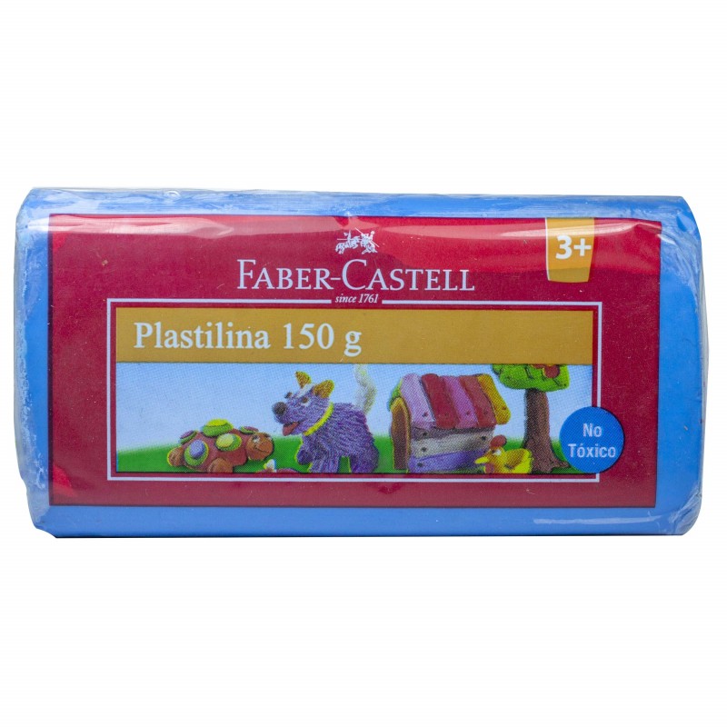 Plastilina Faber Castell Azul claro 150 gr