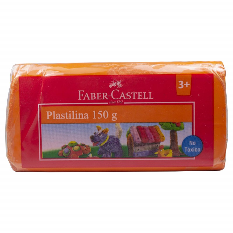 Plastilina Faber Castell Naranja 150 gr