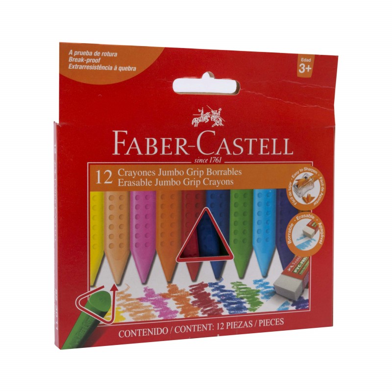 Crayolas Faber Castell Triangulares Jumbo