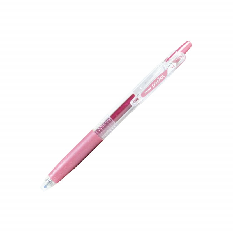 Bolígrafo retráctil Pilot Gel metallic pink