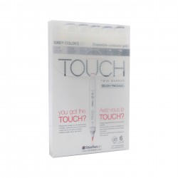 Marcadores Touch Twin Brush...